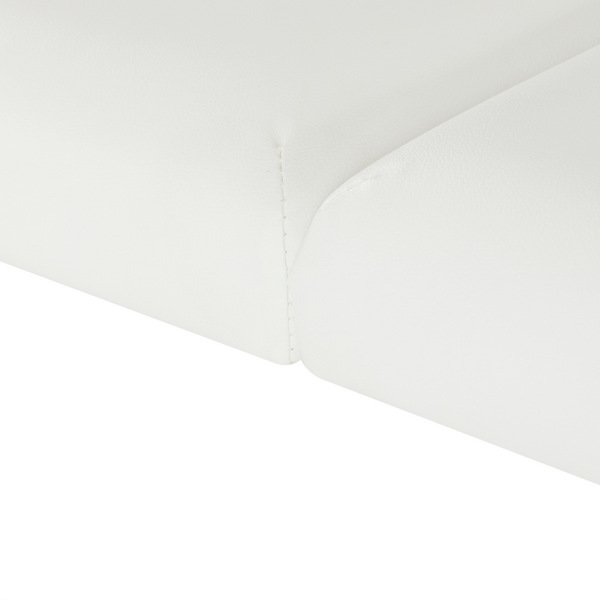 Massageliege Massagetisch Beauty Bed Faltbar Höhenverstellbar mit Holzbettfüße, 60CM Weiß