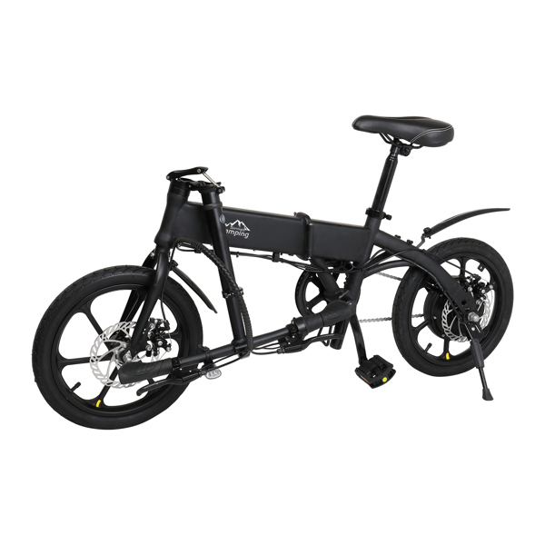 U.S. Standard 36V 5A.h Mobility Electric Bike 25-Speed Foldable Black A1F