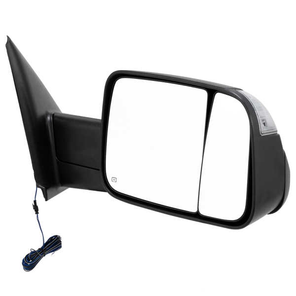 Fit 02-08 Dodge Ram 1500 03-09 2500 3500 Power Heated [2009 Style] Tow Mirrors