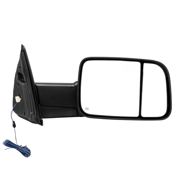 Fit 02-08 Dodge Ram 1500 03-09 2500 3500 Power Heated [2009 Style] Tow Mirrors