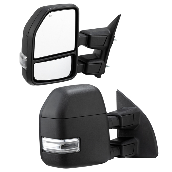 Towing Mirrors Power Heated LED Turn Signal For 1999-2007 Ford F250-550