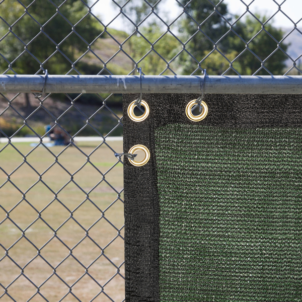 15x1.5m PVC Rectangular Privacy Screen Fence Dark Green