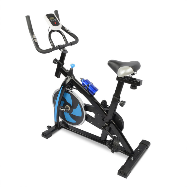 Stationary Exercise Bike Fitness Cycling Bicycle Cardio Home Sport Gym Training Blue