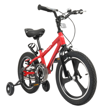 Kids Bike with Training Wheels ， Kids Bicycle with Handbrake and Rear Brake Kickstand Child\\'s Bike, 16 Inch, Red