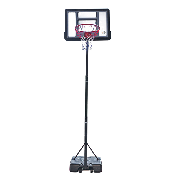 Basketballständer Basketballkorb mit Ständer Tragbar Korbanlage Outdoor Basketballanlage Höhenverstellbar von 210 bis 260 cm