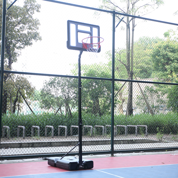 Basketballständer Basketballkorb mit Ständer Tragbar Korbanlage Outdoor Basketballanlage Höhenverstellbar von 210 bis 260 cm