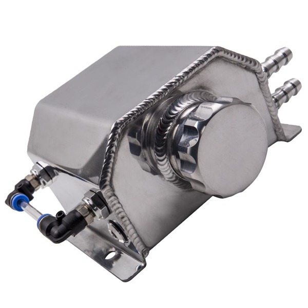 1L Aluminum Radiator Coolant Overflow Bottle Expansion Tank Reservoir Universal