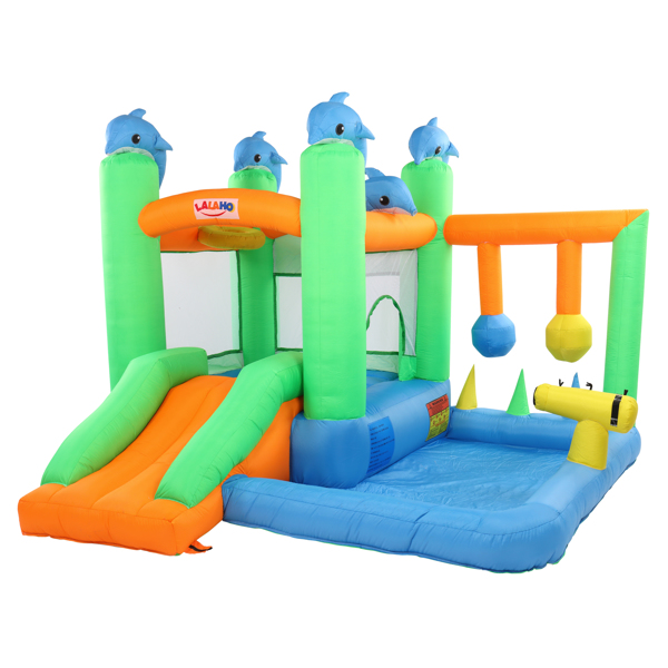 Inflatable Jumping Castle with Pool and Slide