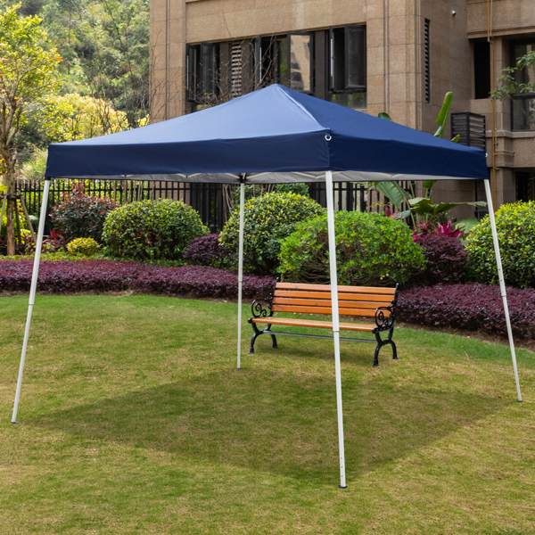 2.4 x 2.4m Portable Home Use Waterproof Folding Tent Blue