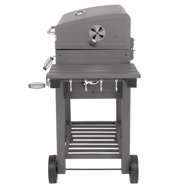 Square Oven Charcoal Oven Plastic Wheel