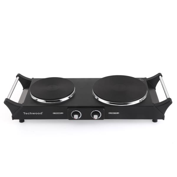Techwood ES-3203  Electric Burner Adjustable Temperature Hot Plate Non-slip Feet Cast Iron Kitchen Supplies for Home Dorm(Cannot be sold on Amazon) 
