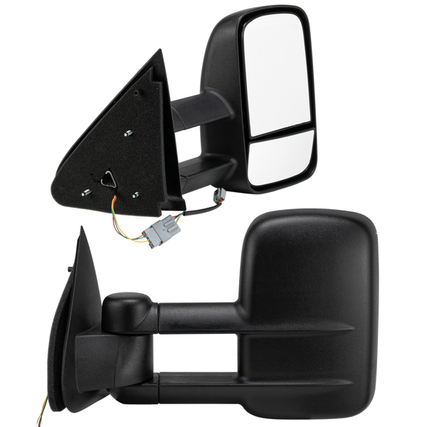 For 1997-2003 Ford F150 Extend Telescoping Power Side Tow Mirrors Left Right
