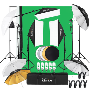 Kshioe PK002 Soft Light Box Soft Umbrella Plus Five-In-One Reflector Set