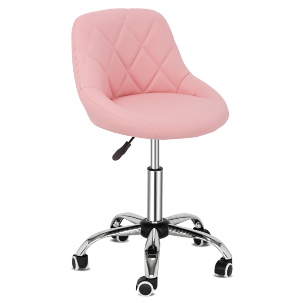 FCH Square Bar Stool with Straps Pink