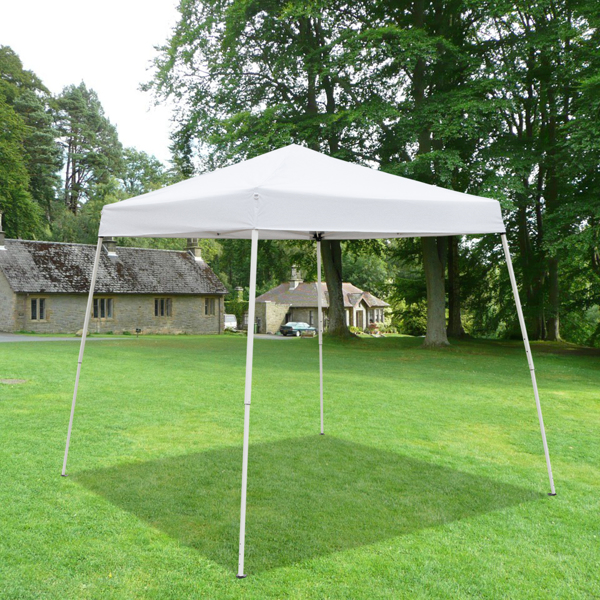 2.4 x 2.4m Portable Home Use Waterproof Folding Tent White