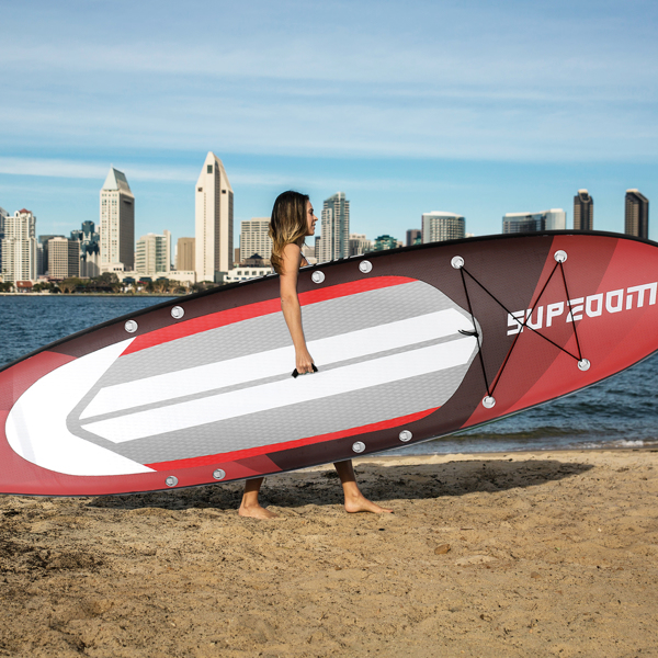 SUPZOOM Crazy Bear Style Inflatable 10'6×32"×6" SUP for All Skill Levels Everything Included with Stand Up Paddle Board, Paddle, Hand Pump, ISUP Travel Backpack, Leash, Waterproof Bag, Repair Kit