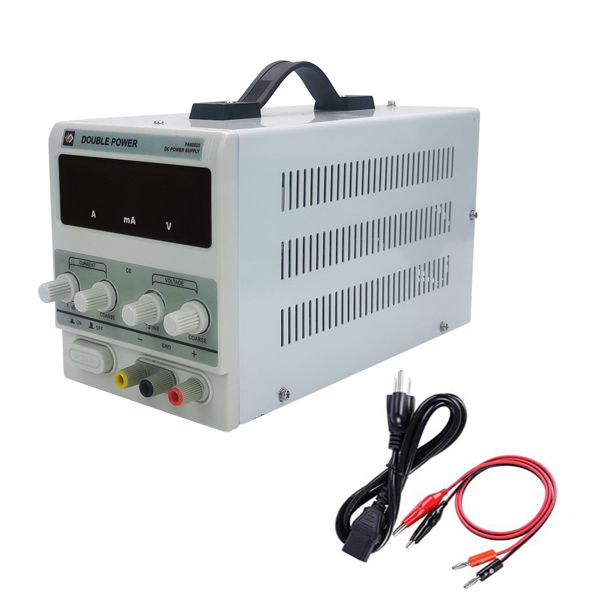 QW-MS3010D 30V 10A Adjustable DC Stabilizer Power Supply (US Standard)
