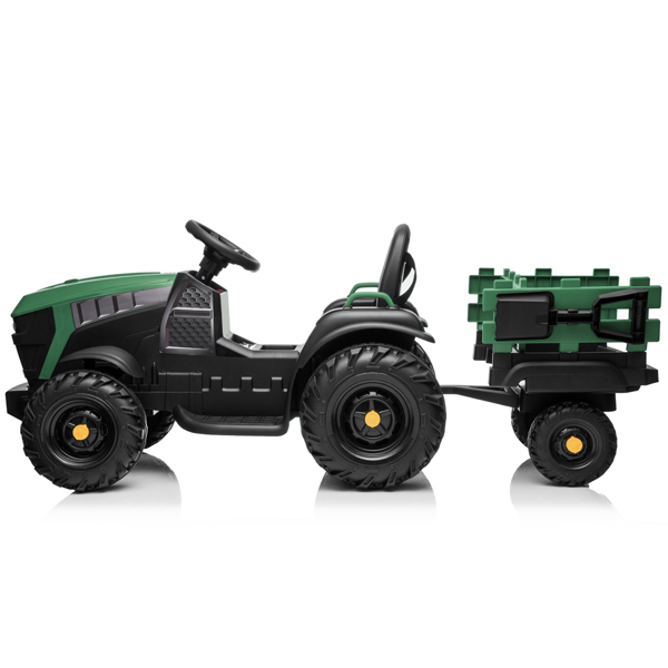 LZ-925 Agricultural Vehicle Battery 12V7AH * 1 Without Remote Control with Rear Bucket Green