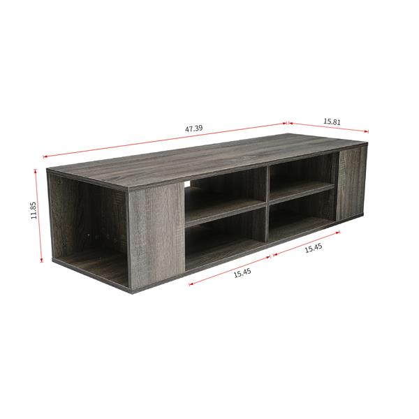 Wall Mounted Media Console,Floating TV Stand Component Shelf with Height AdjustableThe minimum retail price is 149.9