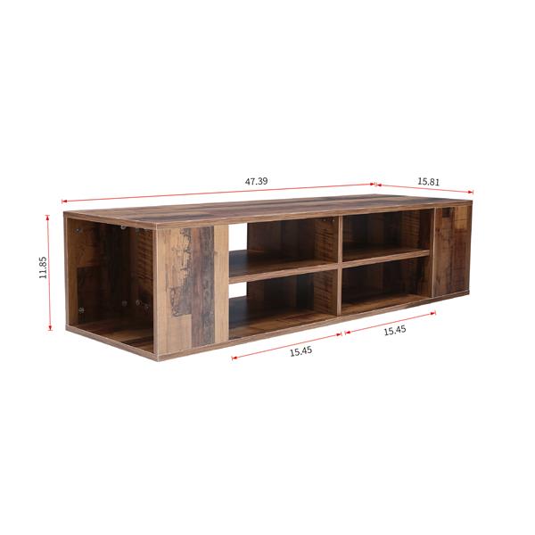 Wall Mounted Media Console,Floating TV Stand Component Shelf with Height Adjustable The minimum retail price is 149.9