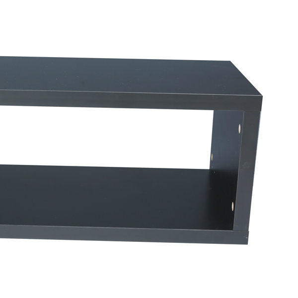 Floating TV Console, 60", Black