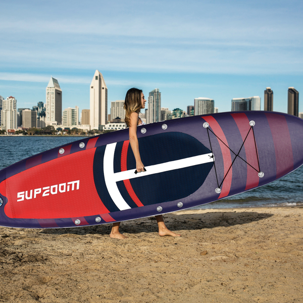 SUPZOOM Octopus Marine Life Inflatable 10'6×32"×6" SUP for All Skill Levels Everything Included with Stand Up Paddle Board, Paddle, Hand Pump, ISUP Travel Backpack, Leash, Waterproof Bag, Repair Kit