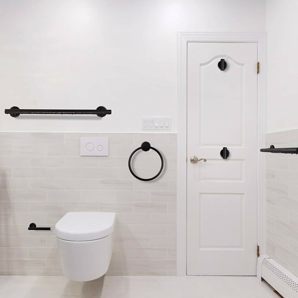 6 件套不锈钢浴室毛巾架套装壁挂式 6 Piece Stainless Steel Bathroom Towel Rack Set Wall Mount