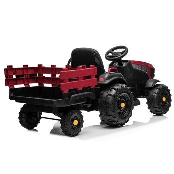 LZ-925 Agricultural Vehicle Battery 12V7AH * 1 Without Remote Control with Rear Bucket Red