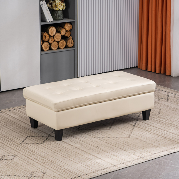 L-shaped Disassembly, Backrest Pull Point, Variable Combination, Three-seat Indoor Sofa, Solid Wood Soft Bag PU 194*67*83cm White Simple Nordic Style N101