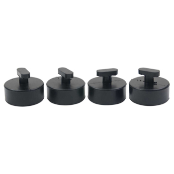 Set of 4 Jack Rubber Pads Black for Chevrolet Standard C6 Coupe 2005-2012