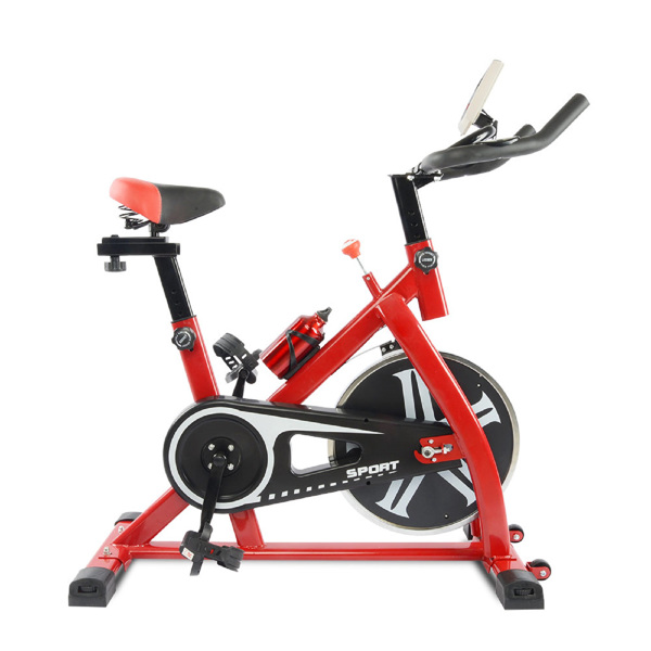 Stationary Exercise Bike Fitness Cycling Bicycle Cardio Home Sport Gym Training Red