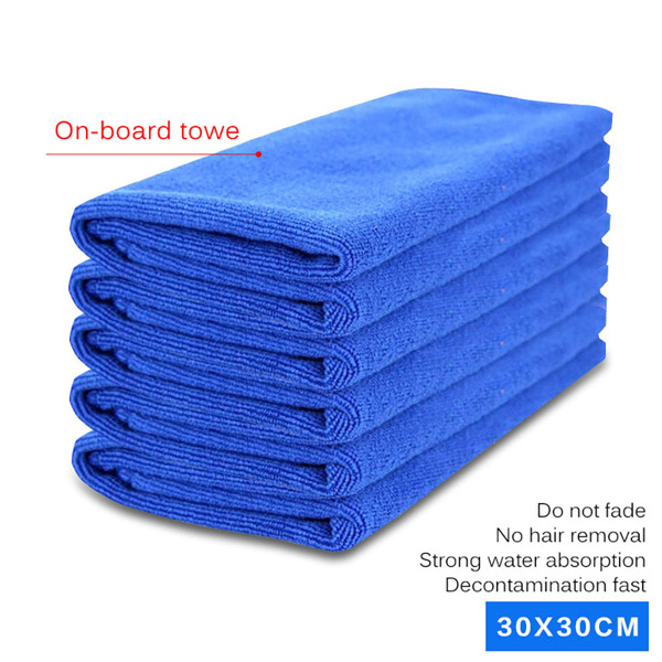 50pcs 30*30cm Large Micro-fibre Cleaning Auto Car Detailing Soft Cloths Wash Towel Duster