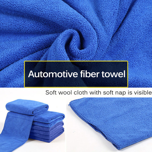 50pcs 30*30cm Large Micro-fibre Cleaning Auto Car Detailing Soft Cloths Wash Towel Duster