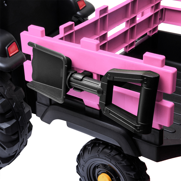 LZ-925 Agricultural Vehicle Battery 12V7AH * 1 Without Remote Control with Rear Bucket Pink