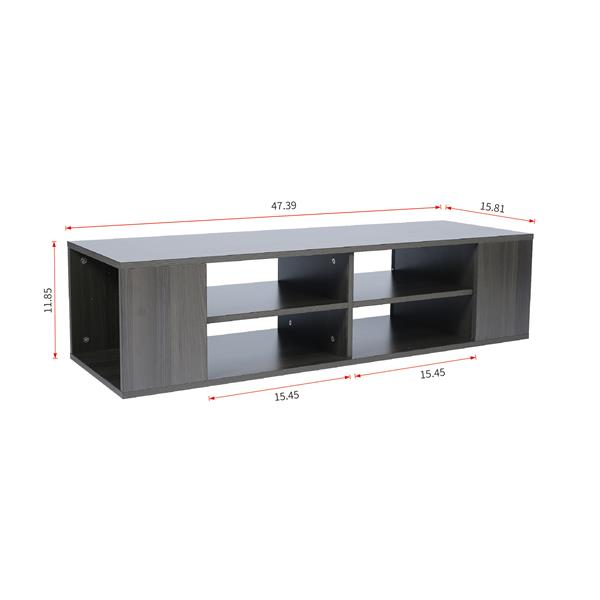 Wall Mounted Media Console,Floating TV Stand Component Shelf with Height Adjustable，BlackoakThe minimum retail price is 149.9