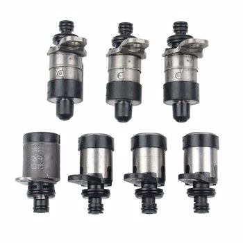 7Pcs Transmission Solenoid Kit 02UP RE5R05A 63431A-U for Nissan Infiniti Hyundai Kia Datsun 2004-2011