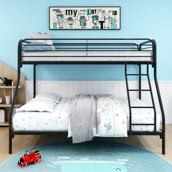 Twin-Over-Full Bunk Bed Closed Upper bunk