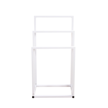 Metal Freestanding Towel Rack 3 Tiers Hand Towel Holder Organizer for Bathroom Accessories,White