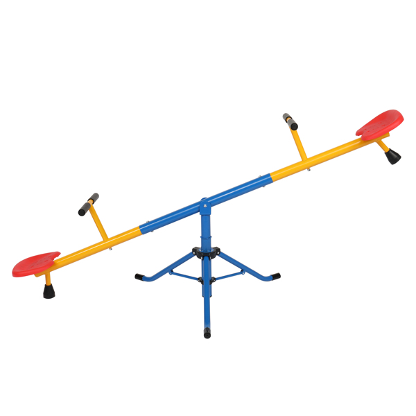 Kids Seesaw 360 Degrees Rotation Teeter-Totter, Toddlers Swivel Teeter-Totter Equipment for Home Backyard Playground Outdoor