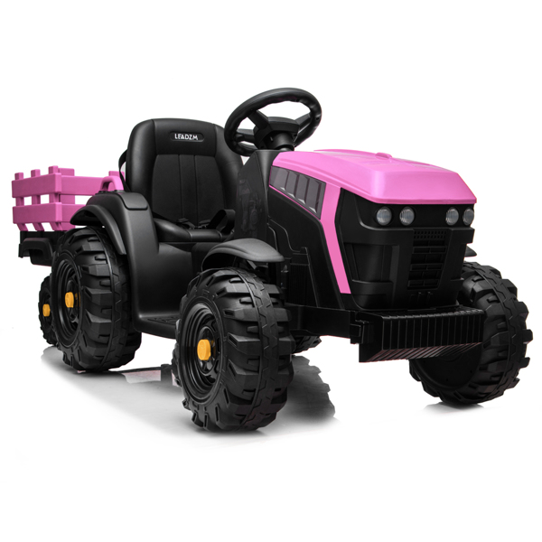 LZ-925 Agricultural Vehicle Battery 12V7AH * 1 Without Remote Control with Rear Bucket Pink