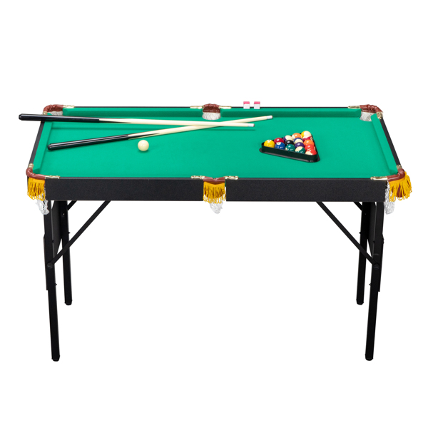 119*66*73cm Foldable Billiard Table Green 