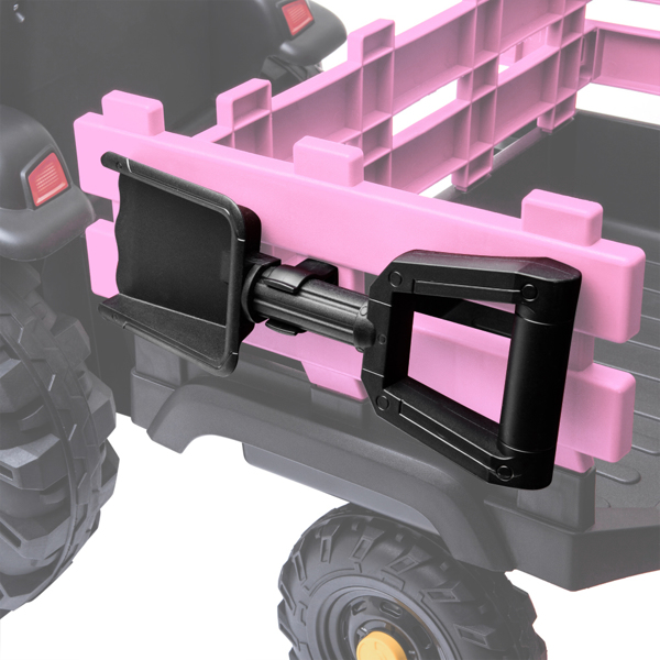 LZ-925 Agricultural Vehicle Battery 12V7AH * 1 Without Remote Control with Rear Bucket Pink