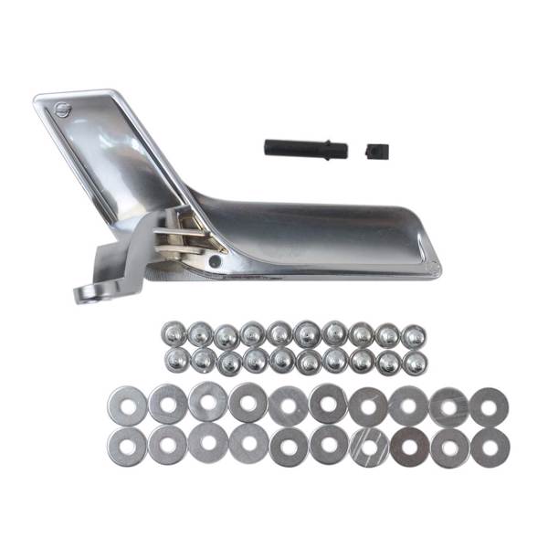 Matte Silver Interior Door Handle Repair Kit Right Side 2047202663 For Mercedes C250 C300 C350 2008-2015