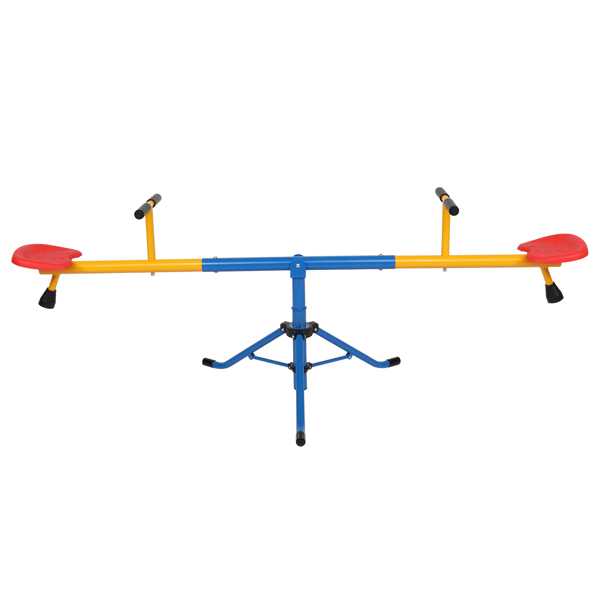 Kids Seesaw 360 Degrees Rotation Teeter-Totter, Toddlers Swivel Teeter-Totter Equipment for Home Backyard Playground Outdoor