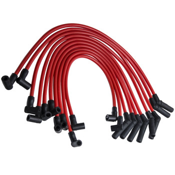 10Pcs Ignition Wires Coil Spark Plug Wires for Ford Mustang F-150 F150  1979-1995 #M12259C301