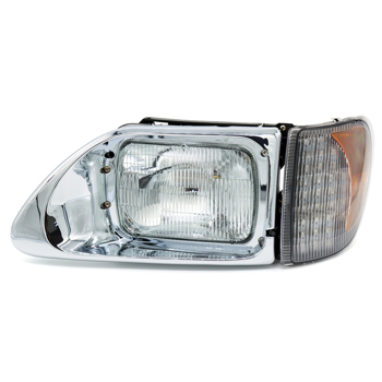 Headlight with LED Corner Lamp Left Driver Side for International 9200 9400 5900