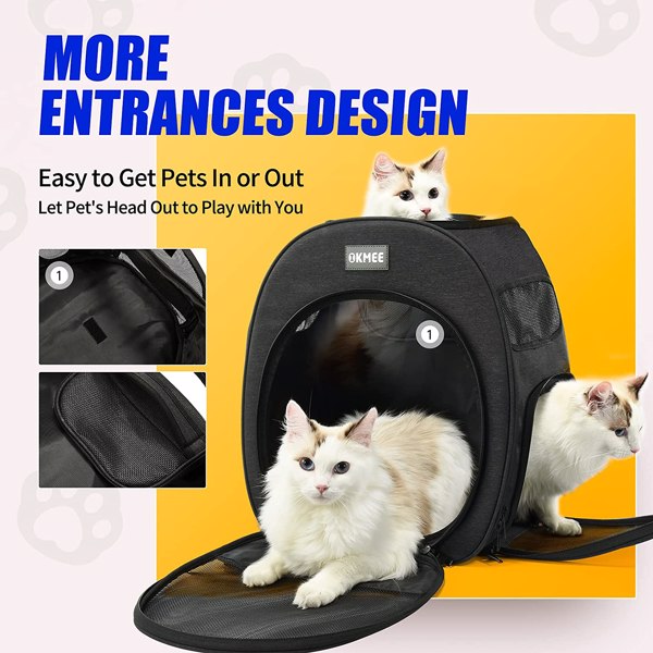 Pet Carrier Backpack for Dogs and Cats（ bans sale on Amazon）