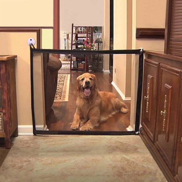 70.9''×28.3'' Pet Dog Cat Baby Safety Gate Mesh Fence Portable Guard Indoor Home Kitchen Net