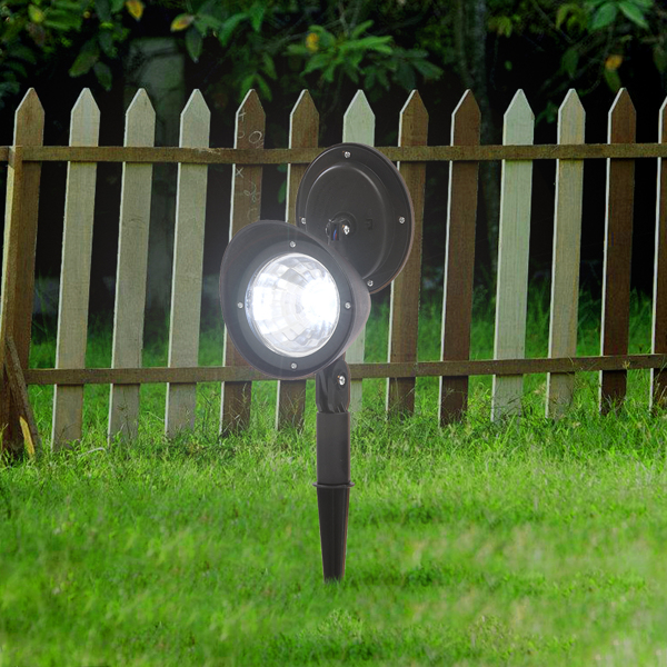 2pcs 30*10*5cm Plastic With Bulb 2V 100ma Black Garden European Lawn Lamp