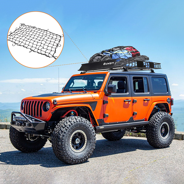 CL2001-1 Luggage Box Luggage Net Carrying 250lbs Roof Luggage Box